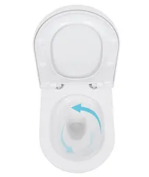 Унітаз підвісний Qtap Scorpio ML Ultra Quiet з сидінням Slim Duroplast/ Soft-close/ MagLock QTSCOML26W49622 - мініатюра 5
