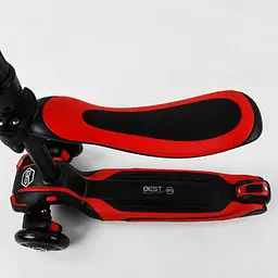 Самокат Best Scooter 60х18х34 см Червоно-чорний 000231426 - мініатюра 4