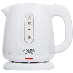 Чайник электрический Adler AD 1373 с автовыключением на поворотной основе 850 Вт 1 л