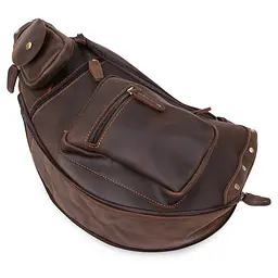 Чоловіча шкіряна сумка через плече Vintage 26х44х8,5 см sum0015591 - мініатюра 3