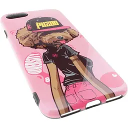 Чохол-накладка PUZOO TPU Glossy Surface IMD Hip Hop iPhone 7/8/SE 2020 DJ Teddy Pink - мініатюра 4