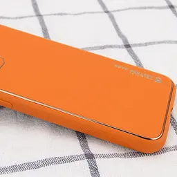 Шкіряний чохол Xshield для Apple iPhone 14 Pro Max 6.7" Помаранчевий / Apricot - мініатюра 2