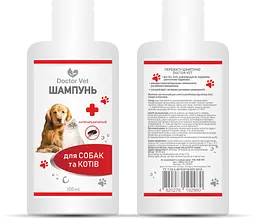 Шампунь антипаразитарний для собак та котів Doctor Vet 100 мл - мініатюра 5