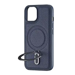 Чохол Jinduka Leather Ringo iPhone 14 Blue - мініатюра 4