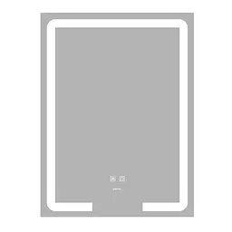 Дзеркало Zerix Prime MR02-60x80 з LED Touch, Anti-fog, димером, регулятором яскравості ZX6051