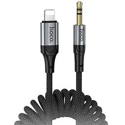 Аудіо кабель Aux Hoco UPA33A Nuevo Lightning to AUX 3.5 мм 1.5 м Black