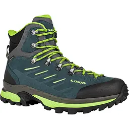 Черевики чоловічі Lowa Randir GTX Mid 42 Синій-Зелений - мініатюра 2