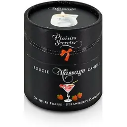 Масажна свічка Plaisirs Secrets Strawberry Daiquiri (80 мл) - мініатюра 3