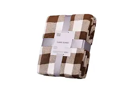 Плед Ardesto Flannel 160х200 см клітинка бежевий (ART0103PB)