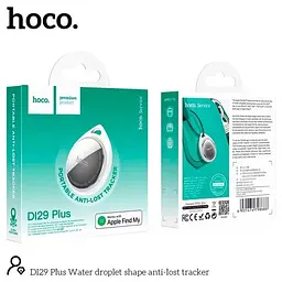 Пошуковий трекер - брелок антивтрата HOCO DI29 Plus Water droplet hape anti-lost tracker - мініатюра 2