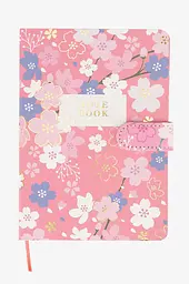 Блокнот на магніті Flowers2 762558ML 128 аркушів Малиновий