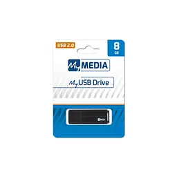 USB флеш накопичувач Verbatim 8GB MyMedia Black USB 2.0 (69260) - мініатюра 4