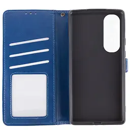 Шкіряний чохол-книжка GETMAN Gallant (PU) для Oppo A60 4G Синій - мініатюра 7