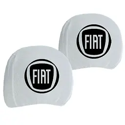Чохли для підголівників Універсальні Білі Fiat Білі 2 шт