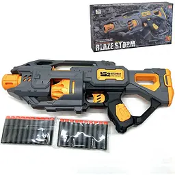 Бластер Автомат "Blaze Storm" з М'якими Патронами 20 штук на Батарейках - мініатюра 4