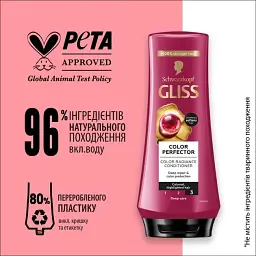 Шампунь Gliss Color Perfector для фарбованого та мелірованого волосся 400 мл - мініатюра 4