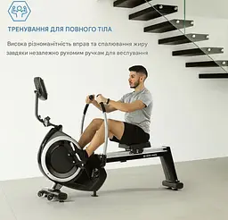 Гребний тренажер Capital Sports Skyf з 16 рівнями опору MagResist (10033356) - мініатюра 6