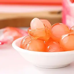 Китайські жувальні цукерки 3D Fruit Shaped Gummies Bobo Peelable Fudge Виноград 75г - мініатюра 10