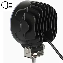LED фара Brevia EPISTAR Sport Далеке світло 10-30V 12W (4x3W) 880Lm Алюмінієвий корпус IP68 (10601RSX1) - мініатюра 3