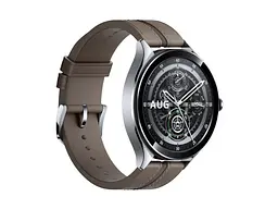 Смарт-годинник Xiaomi Watch 2 Pro Bluetooth Silver Case with Brown Leather Strap (BHR7216GL) - мініатюра 2
