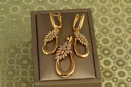 Набір Xuping Jewelry Дихання півночі золотистий