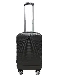 Валіза маленька S ABS-пластик Worldline Airtex 652 60×39×25см 58л Сірий