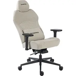Геймерське крісло GamePro GC760LG Fabric Light Gray [148903] - мініатюра 7