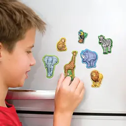 Набір для виготовлення гіпсових магнітів 4M Mould & Paint Зоопарк (00-04775) - мініатюра 4