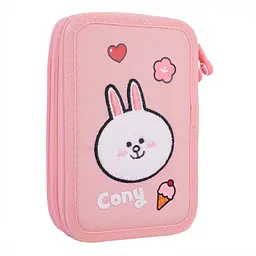 Шкільний пенал твердий подвійний Yes Line Friends Pretty Choco and Cony HP-01 - мініатюра 2