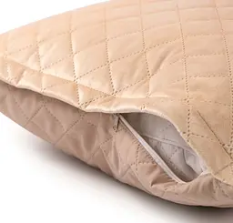 Чохол на подушку Руно 50х70 VeLour "Beige ромб" (382.55_Beige ромб) - мініатюра 5