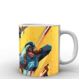 Кухоль GeekLand Captain America комікс CA.02.037 330 мл білий - мініатюра 3