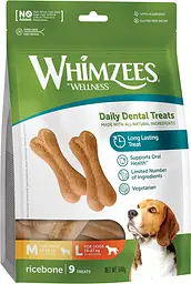 Рисові кістки для собак WHIMZEES® Rice Bone M/L 9 шт.