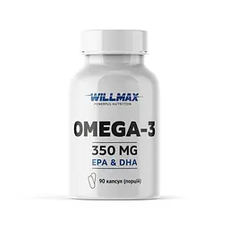 Риб'ячий жир Willmax Omega-3 350 mg, 90 капсул