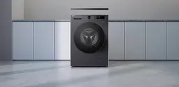 Пральна машина LG фронтальна 9 кг A+++ антрацит - мініатюра 4