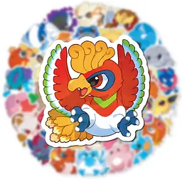 Стікерпак Покемон Набір наклейок GeekLand Pokemon 50 штук - мініатюра 4