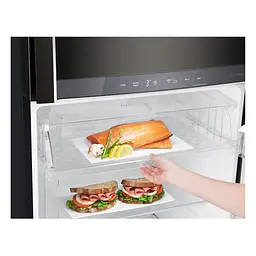 Холодильник із верхньою морозильною камерою LG GC-H502HBHZ чорний (GC-H502HBHZ) - мініатюра 7