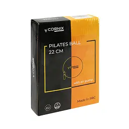 М'яч для пілатесу, йоги, реабілітації Cornix MiniGYMball 22 см XR-0371 Black - мініатюра 7