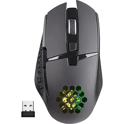 Мишка Defender Glory GM-514, ігрова бездротова, 7 кн. до 3200 dpi, LED, 400 мАг - мініатюра 4