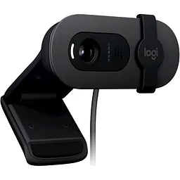 Веб-камера Logitech BRIO 100 Graphite (960-001585) [96682] - мініатюра 5