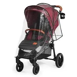 Прогулянкова коляска Kinderkraft Grande LX Burgundy - мініатюра 6