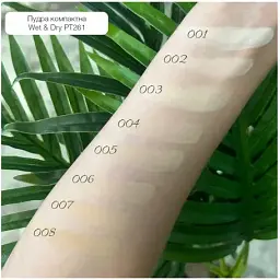 Пудра компактна TopFace Instyle Wet & Dry Powder PT261 відтінок 005, 10 г - мініатюра 3