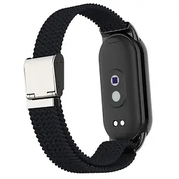 Ремінець для Xiaomi Smart Band 10/9/8, Braided Solo Loop, чорний, нейлоновий плетений браслет, еластичний змінний ремінець для фітнес-трекера з надійним кріпленням, ArmorStandart (ARM86879) - мініатюра 2