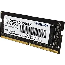 Модуль пам'яті Patriot DDR4 16GB 3200 MHz Sodimm (PSD416G32002S) Б/в - мініатюра 2