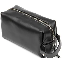 Чоловіча шкіряна косметичка GRANDE PELLE 17х10.5х7 см acs0018587 - мініатюра 2