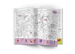 Книга Віммельбух-розмальовка. Професії 3306 Різнокольоровий shop (9786175473306) - мініатюра 4