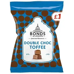 Іриски Bonds of London Double Choc Toffee Bags 100g