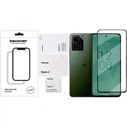 Захисне скло BeCover для HMD Pulse Pro Black (712487) - мініатюра 2