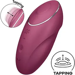 Вібратор Satisfyer Tap & Climax 1 Red - мініатюра 4