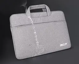 Сумка чохол для ноутбука Acer 15,6" 42 см X 30 см ущільнені стінки Digital Сіра (IBN007S5 ) - мініатюра 9