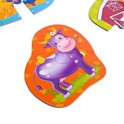 Розвиваючий набір 3 в 1 Vladi Toys Ферма (VT2901-03) - мініатюра 5
